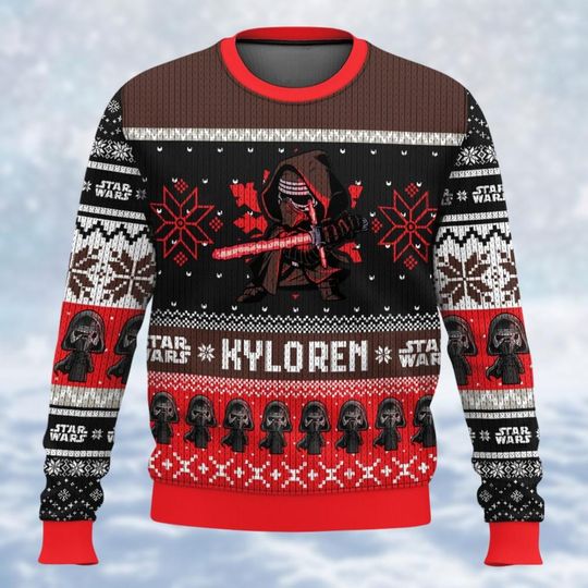 Christmas Kylo Ren Star Wars Ugly Sweater, Magic Kingdom Tee, Disneyland Xmas Shirt