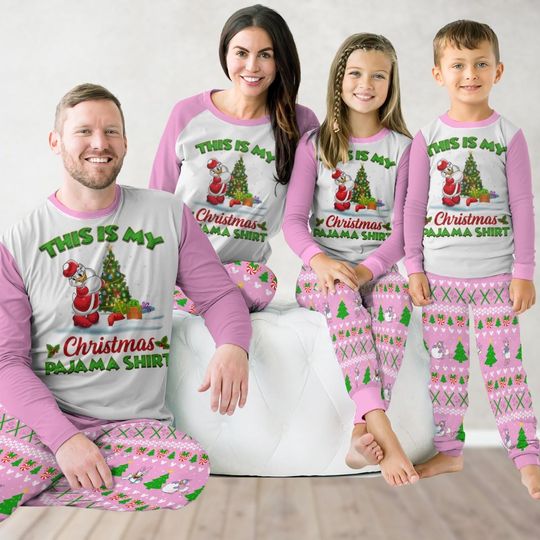 Christmas Daisy Duck Family Matching Pajamas Set, Disney Christmas Pajamas