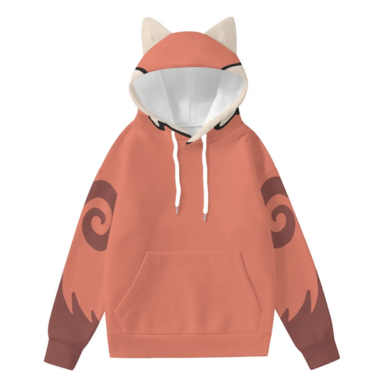 Red Panda Hoodie with Ears - Turning Red - Mei - Disney Bounding - Adult Hoodie with Ear