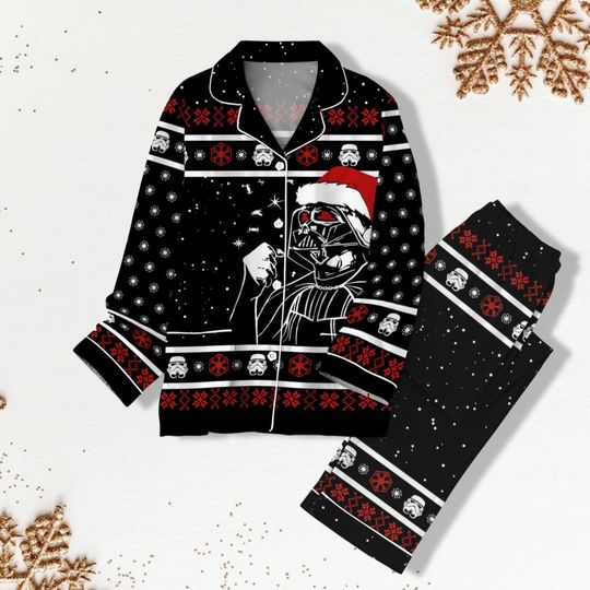 Star Wars Darth Vader Christmas Pajama, Star Wars Pajama Party Set, Women Pajama Pants, Disney  Family Pajama Set