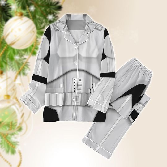Stormtrooper Thick Pajamas, Stormtroopers Cosplay Pj Set, Starwars Galaxy Edge's Pajamas Family, Disney Character Costume Pj Set Pants