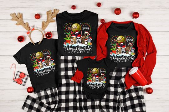 Star Wars Christmas Shirt, Christmas 2024, Disney Star Wars Matching Shirt, Star Wars Xmas, Disney Vacation Shirt, Christmas Family Gift