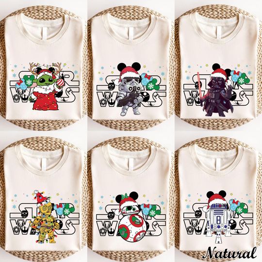 Disney Star Wars Family Christmas Shirts, Christmas Vacation Shirts, Christmas Family Shirts, Disney Christmas Shirt, Christmas Group Shirt