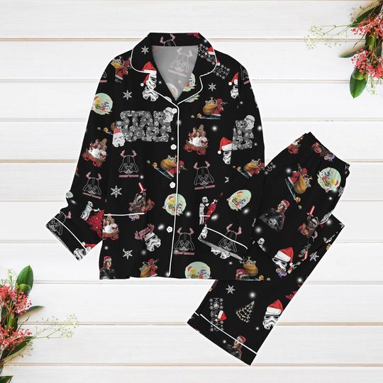 Christmas Pajamas Set, Disney Star Wars Xmas Pajamas