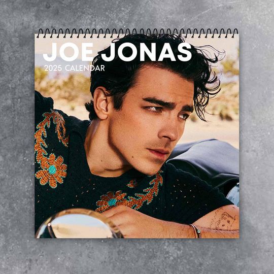 Joe Jonas Wall Calendar 2025 | Celeb 2025 Calendar | Disney Channel Movie |Jonas Brother Pop Rock Music Brand | Gift For Christmas