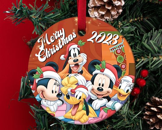 Disney Christmas Ornament, Mouse Ornament, 2024 Disney Trip, Minnie Mouse Christmas