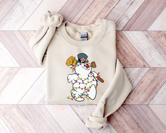 Frosty The Snowman Christmas Sweatshirt, Merry Christmas Sweatshirt, Snowman Sweatshirt, Disneyland Christmas Frosty