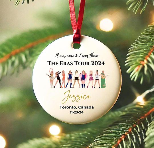 Eras Tour Christmas Ornament | It Was Rare I Was There