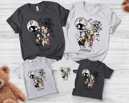 Disney Nightmare Before Christmas Shirt, Disneyland Family Trip Shirt, Jack Skellington Shirt