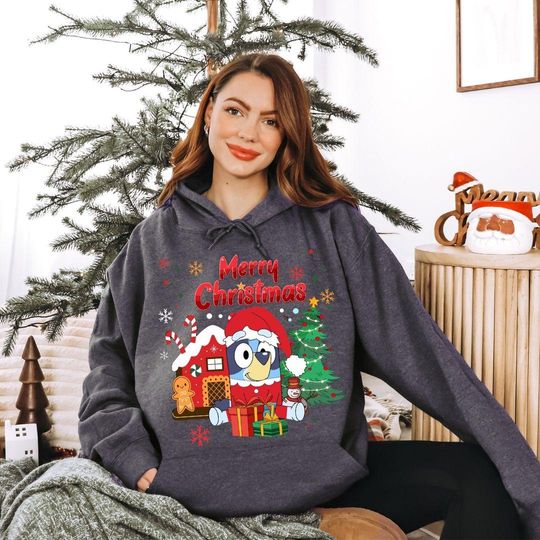 BlueyDad Merry Christmas Hoodie, Disneyland Hoodie, Gift for Christmas