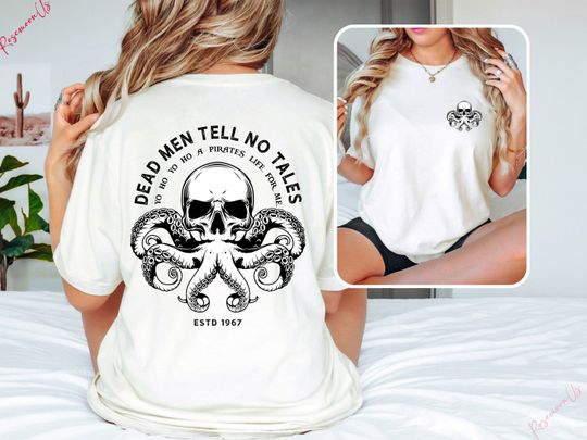 Dead Men Tell No Tales Shirt, Pirates Of The Caribbean, Disney Inspired Shirt