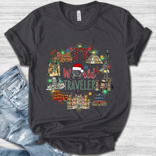 Epcot Christmas Shirt, Disney Epcot Shirt, Epcot World Showcase Shirt