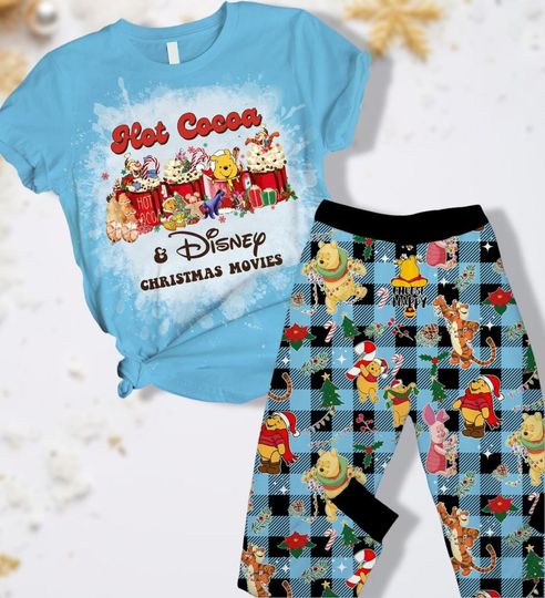 Christmas Pooh And Friends Pajamas Set, Disney Christmas