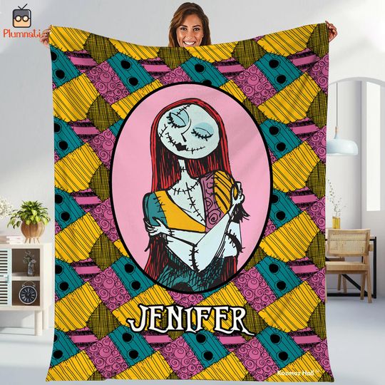 Disneyland Sally The Nightmare Before Christmas Blanket, Jack Skellington