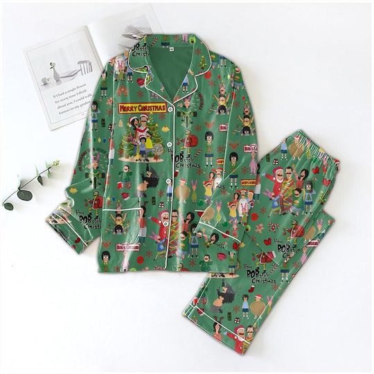 Bobs Burgers Christmas Pajamas, Bob Belcher Shirt, Belcher Family Holiday