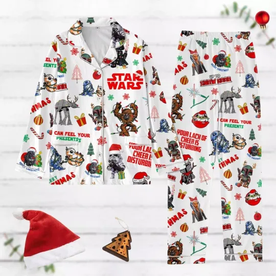Christmas Star Wars Pajamas Set, Disney Movie Matching Pajamas