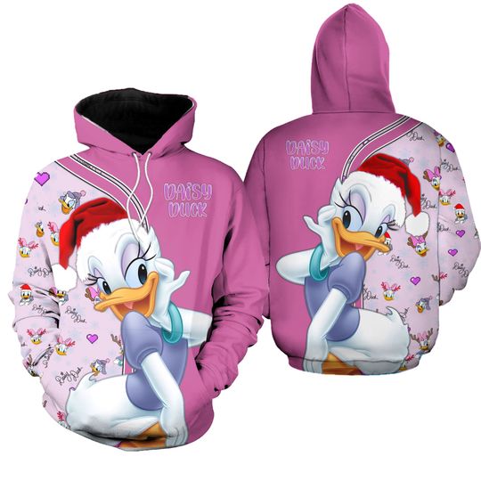 Daisy Duck Disney Christmas Hoodie/Leggings, Donald Duck Shirt