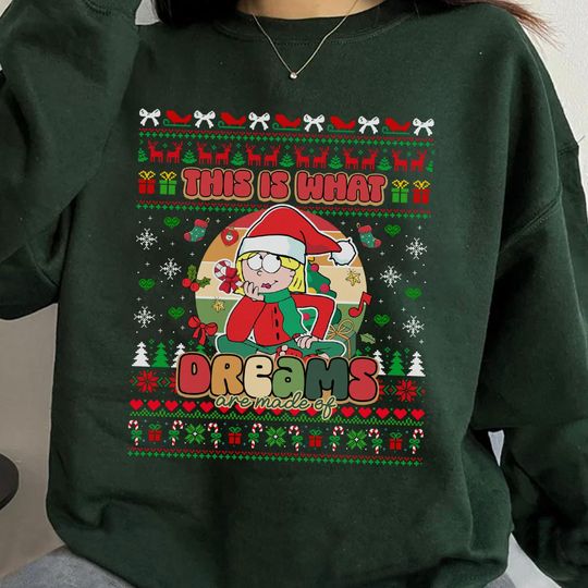Disneyland Lizzie McGuire This Is What Dreams Are Made Of Ugly Christmas Sweatshirt