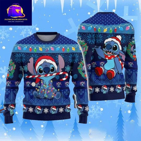 Stitch Ugly Sweater, Disney Stitch Sweater, Stitch Ugly Christmas Sweater