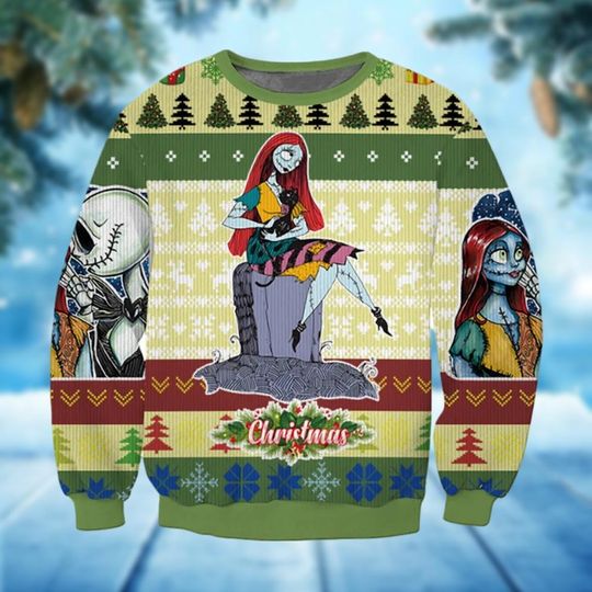 Christmas Sally Ugly Sweater, Disney Nightmare Before Christmas Sweatshirt