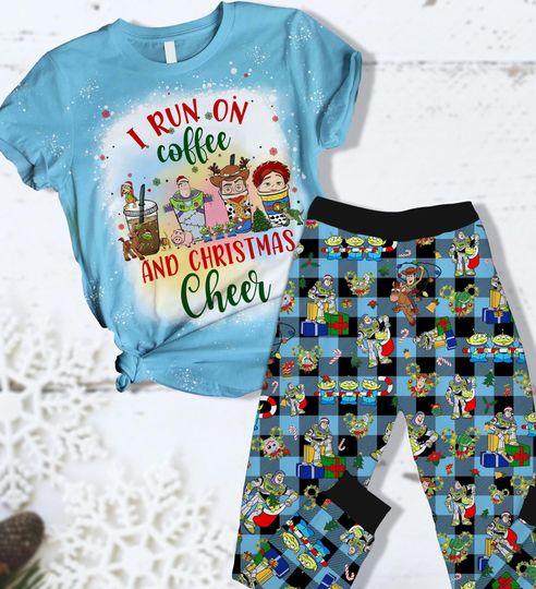Disney Toy Story Christmas Tshirt, Disney Women Pajamas Pants, Disney Pixar Shirt