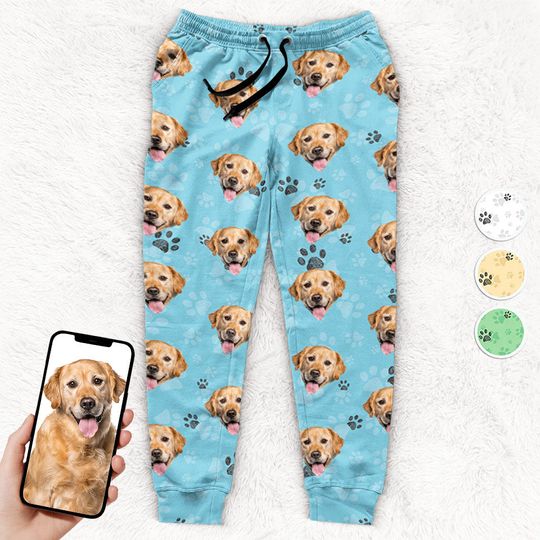 Custom Photo Dog Pajama Pants
