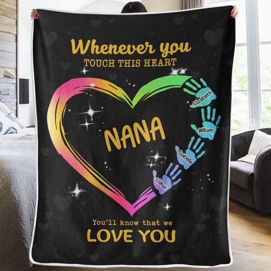 You’ll Know That We Love You Custom Grandparents Christmas Gift Personalized Blanket