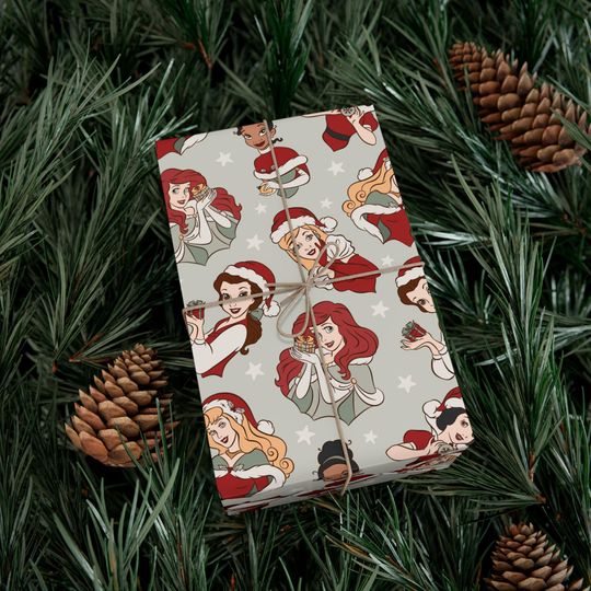 Disney Princess Holiday Gift Wrap Papers - Perfect for Wrapping
