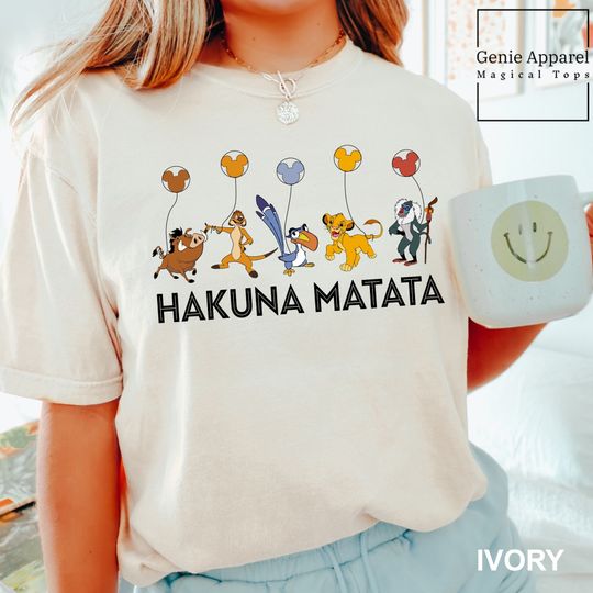 The Lion King Hakuna Matata Shirt, Comfort Colors Shirt, Disney Lion King Shirt, Disney Animal Kingdom Shirt
