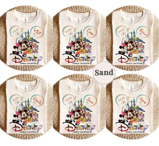 Disneytrip Family 2025 Shirt, Vacation Disney Matching Shirts, Disneyland Shirt, First Disney Trip 2025 Shirt