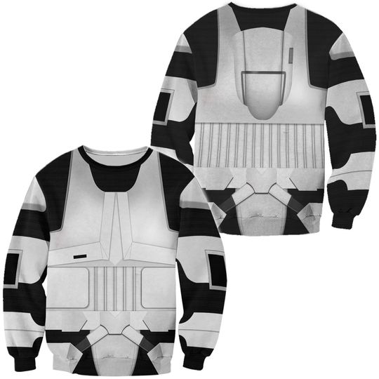 Biker Scout Costume Sweatshirt, Scout Trooper Cosplay Shirt, Return Of The Jedi Gift, Star Wars Characters Costume, Halloween Disney