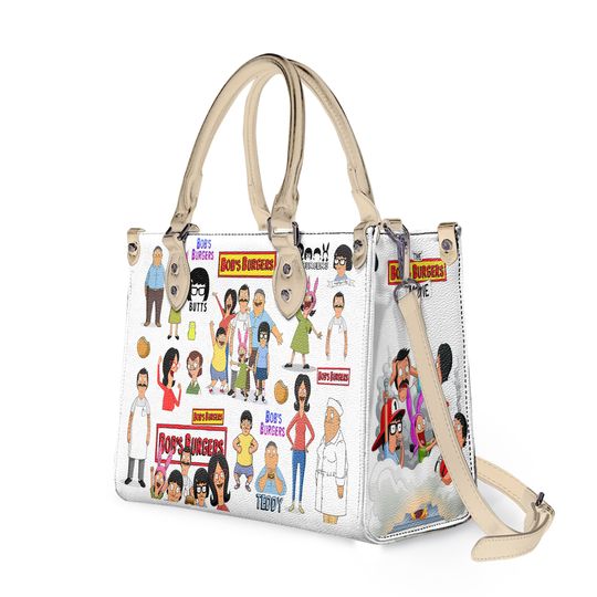 Bobs Burgers Handbag, Bobs Burgers Leather Bag, Bobs Burgers Shoulder Bag