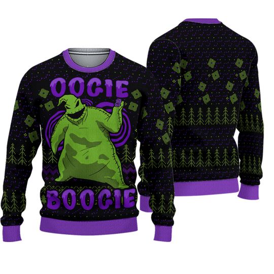 Oogie Boogie Ugly Sweater, Disneyland Christmas Shirt, Nightmare Before Christmas