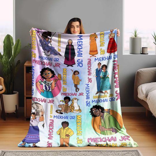 Personalized Disney Encanto Blanket, Encanto Sherpa Blanket/Disney Encanto Blanket