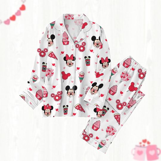 Mickey Pajamas Set, Disney Trip Holiday Pajamas, Magic Kingdom Midnight Shirt, Funny Mouse Costume