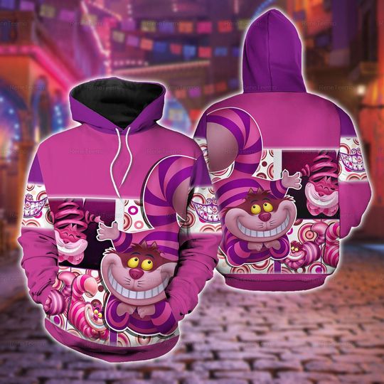 Cheshire Cat Hoodie, Disney Cheshire Cat Hoodie, Cheshire Cat Shirt, Cheshire Cat Alice's Adventures In Wonderland
