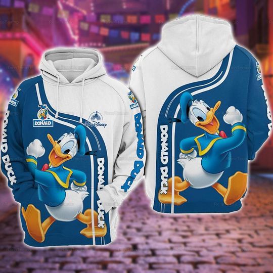 Disney Donald Duck Hoodie, Donald Duck Shirt, Donald Duck Gift, Disney Hoodie Donald Hoodie