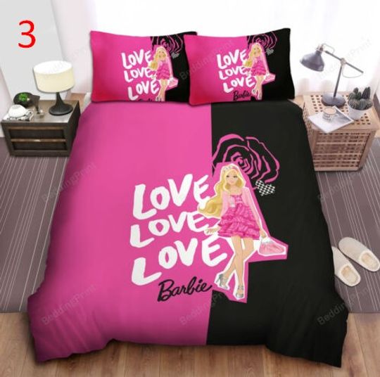 Barbie Bedding Set Cartoon Disney Bedding Sets