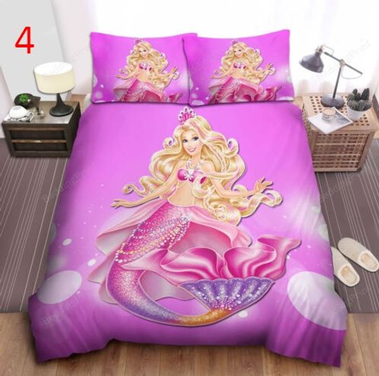 Barbie Bedding Set Cartoon Disney Bedding Sets