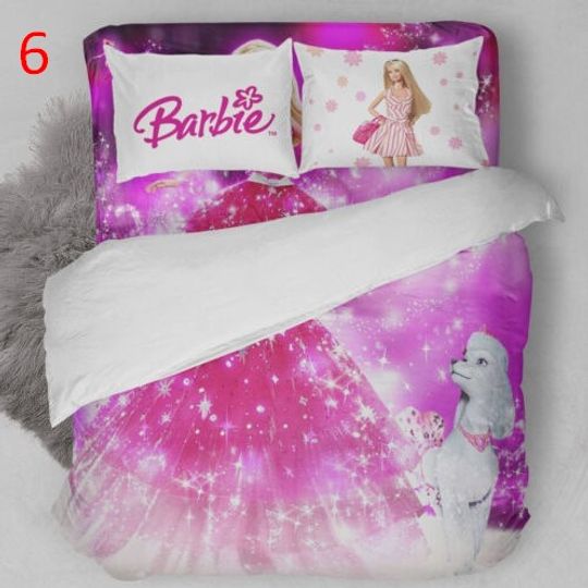 Barbie Bedding Set Cartoon Disney Bedding Sets