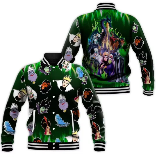 Disney Villains Baseball Jacket