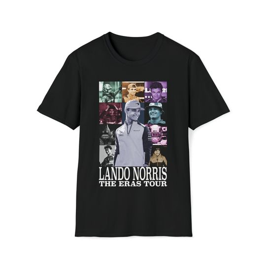 Lando Norris Eras Tour Unisex Softstyle T-Shirt, racing, motorsport
