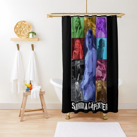 Sabrina Carpenter Eras Tour Shower Curtain