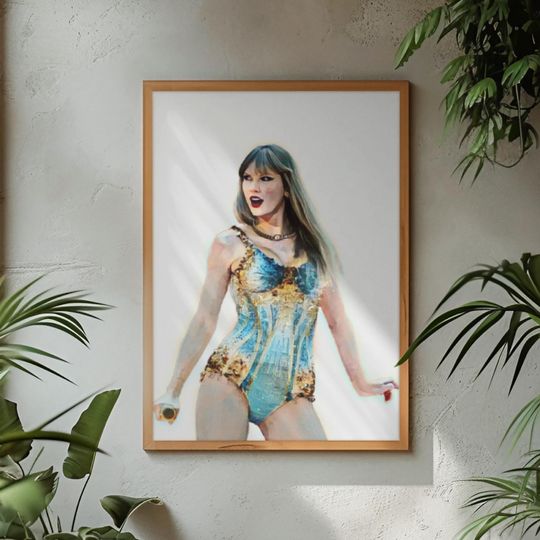 Taylors Swifts Decor Eras Tour Illustration Poster
