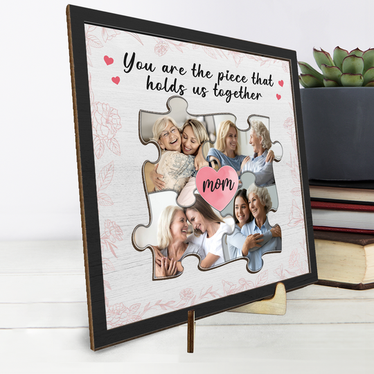 Custom Photo You Are The Most Important Piece - Family Personalized Wooden Plaque