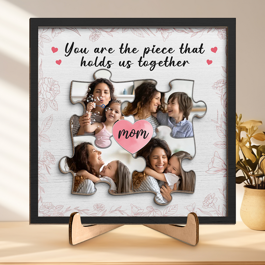 Custom Photo You Are The Most Important Piece - Family Personalized Wooden Plaque