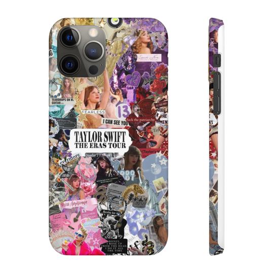Taylorr Swifts The Erass Tourr Phone Case, Collage 1989 Phone Case