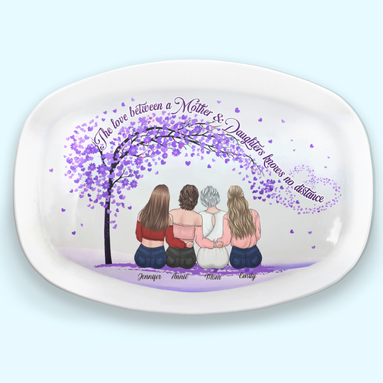 The Eternal Love Between Us – Custom Family Platter – Mother’s Day Gift for Mom