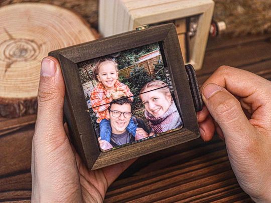 Custom Flip Book Animation Frame – Personalized Gift for Couples, Wedding, Him/Her