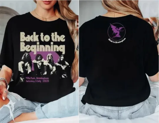 Black Sabbath x Ozzy Osbourne Back To The Beginning 2025 on July 5 2025 T-Shirt